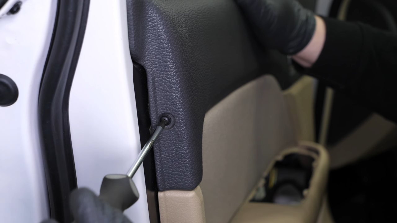 Remove the door trim