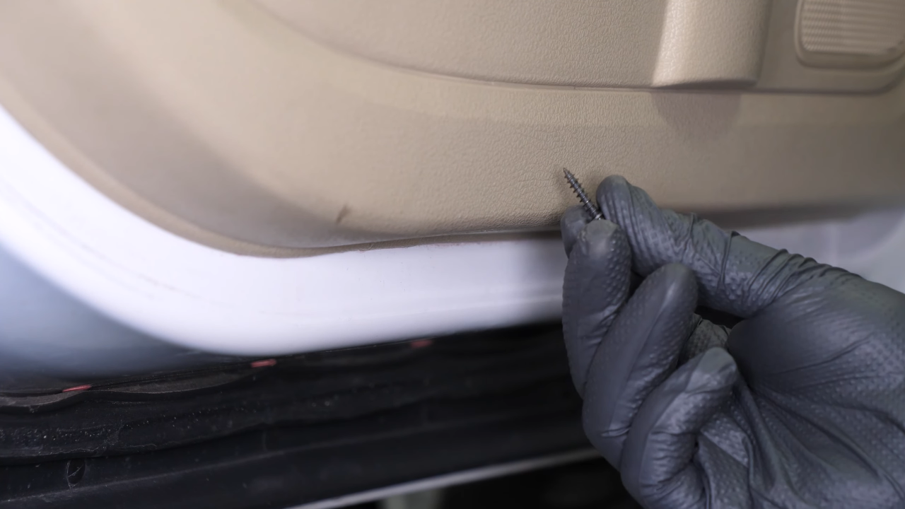 Remove the door trim