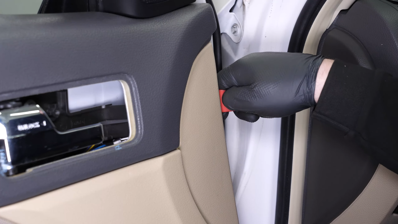 Remove the door trim