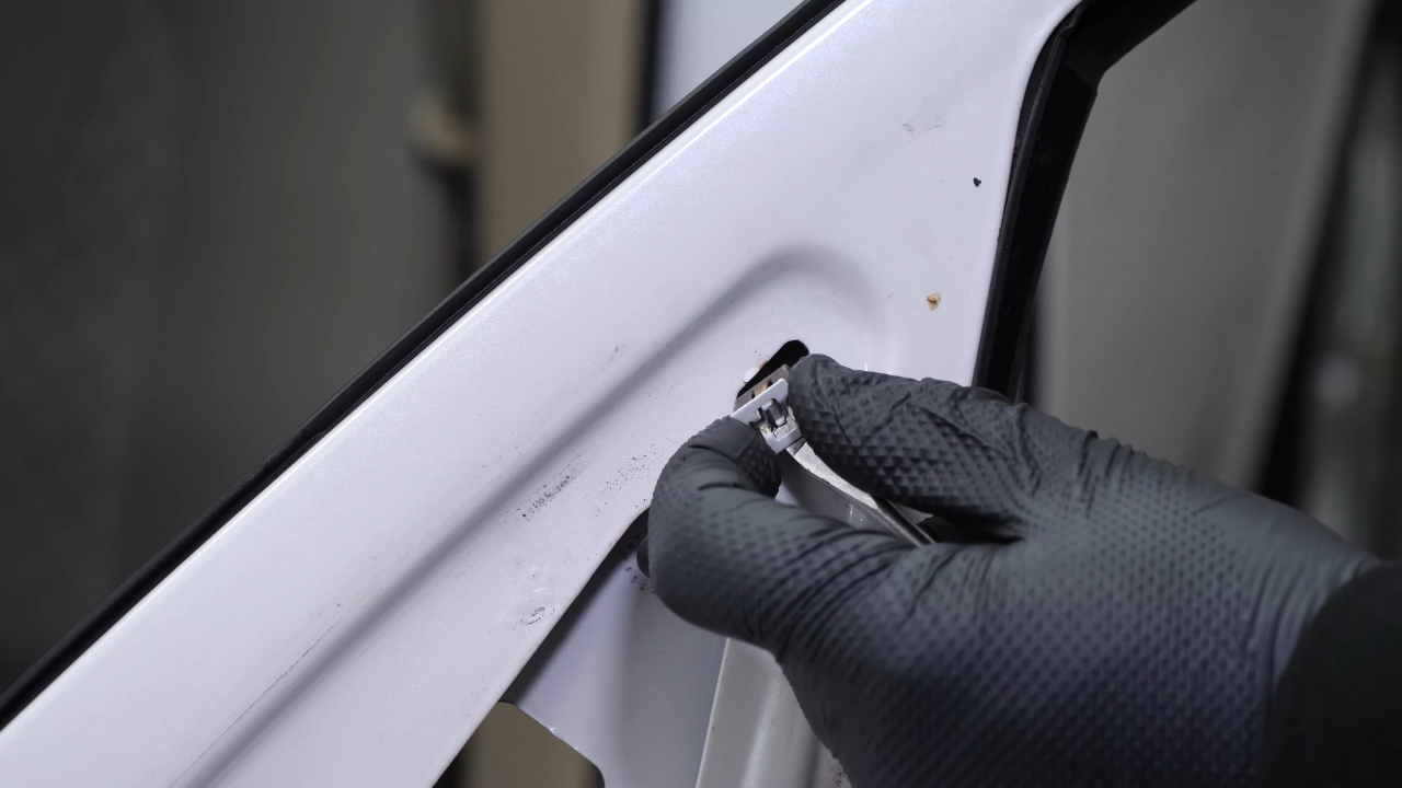 Remove the side view mirror
