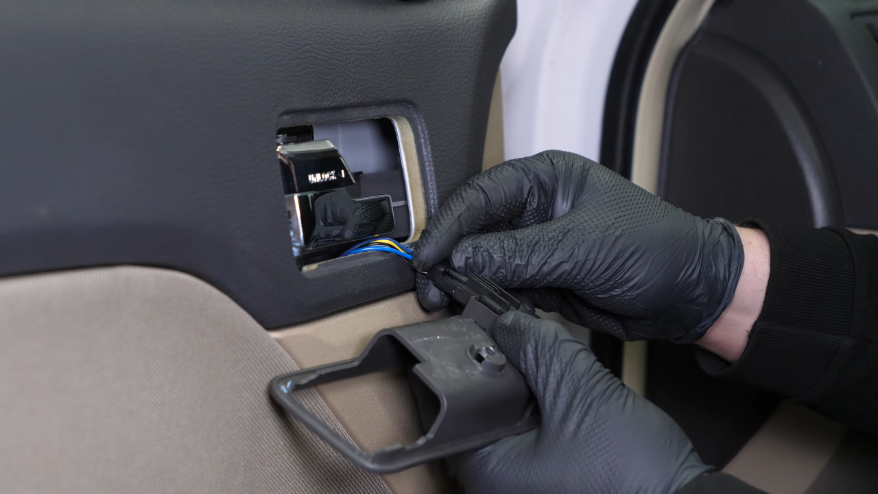 Reconnect the power window controls