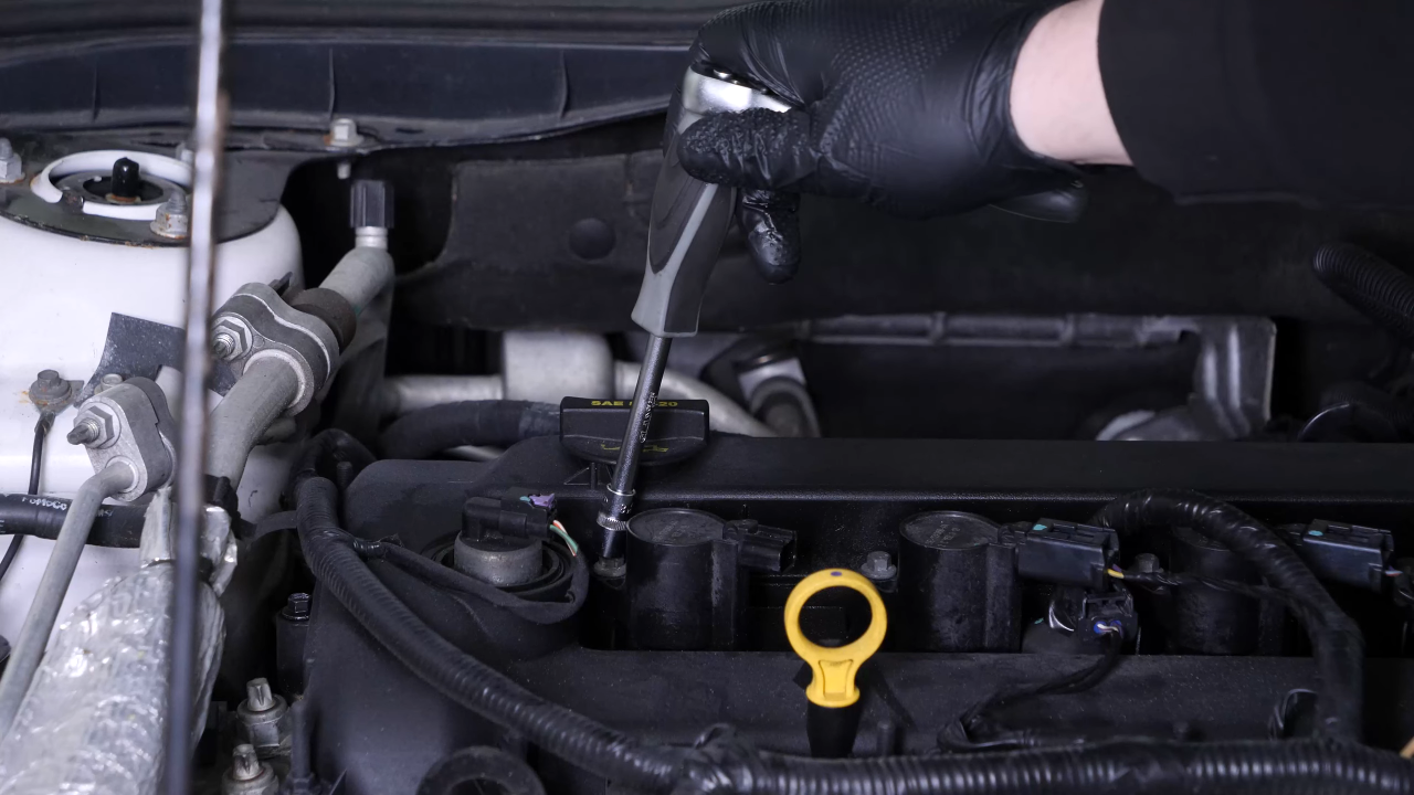 Disconnect the ignition coil