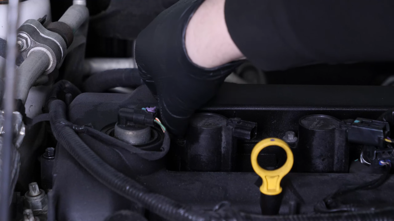 Disconnect the ignition coil