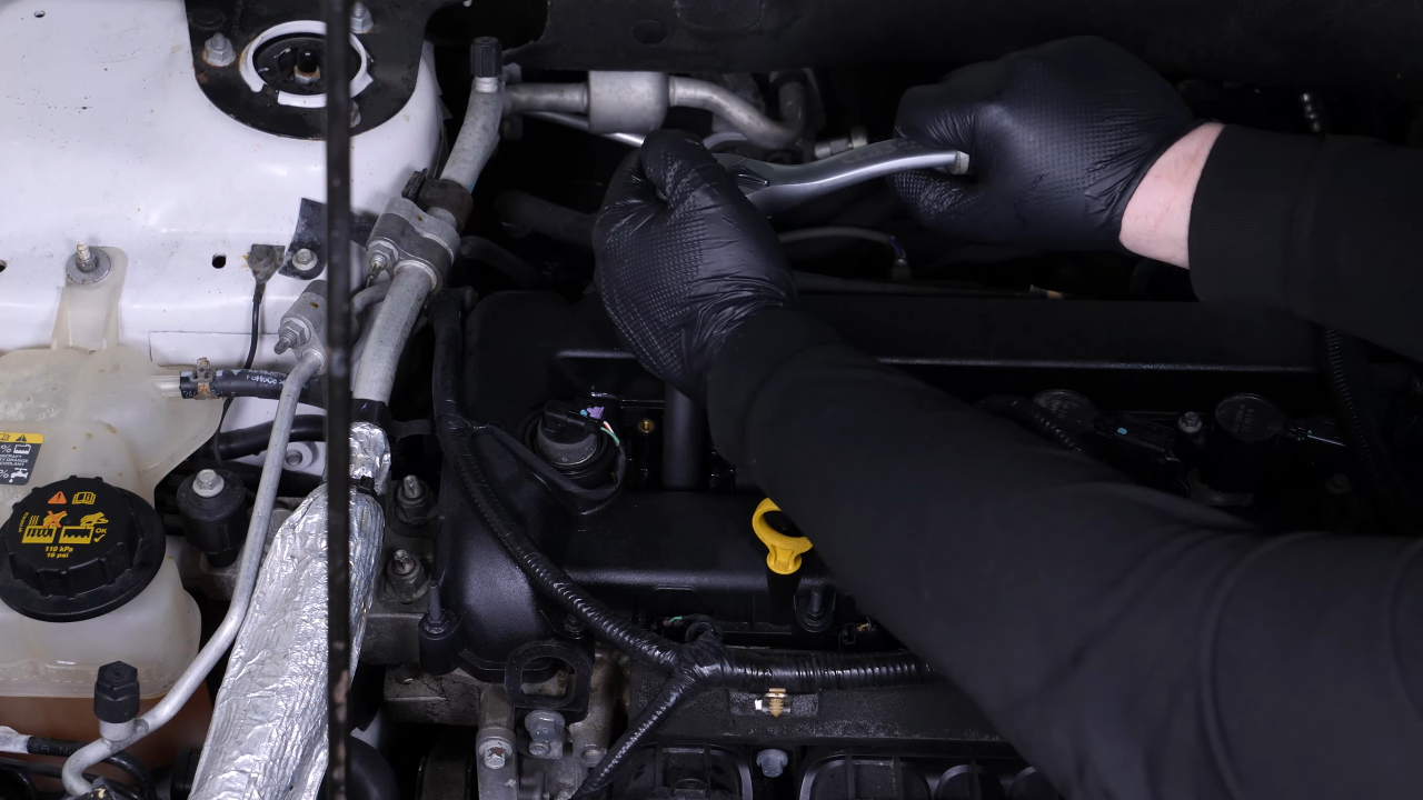 Remove the spark plugs