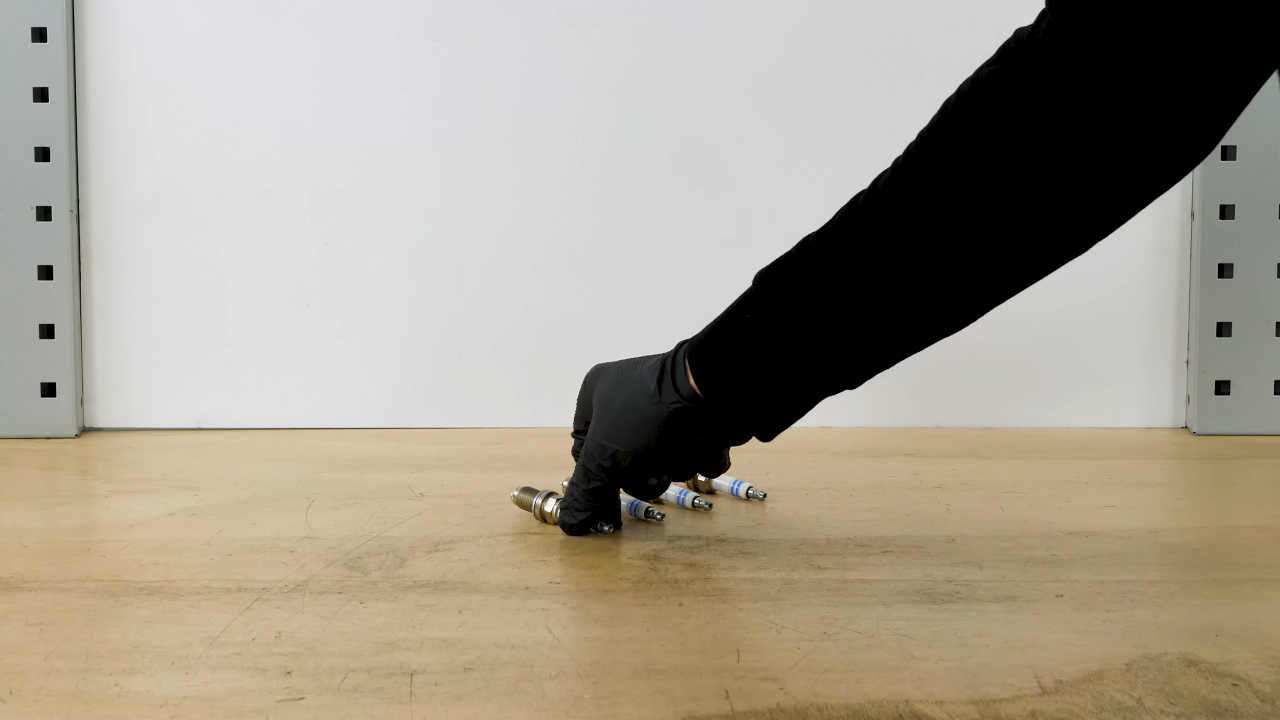 Install the new spark plugs