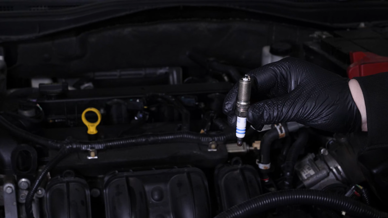 Install the new spark plugs