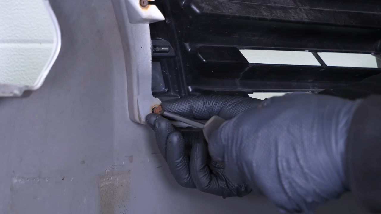 Remove the grille assembly