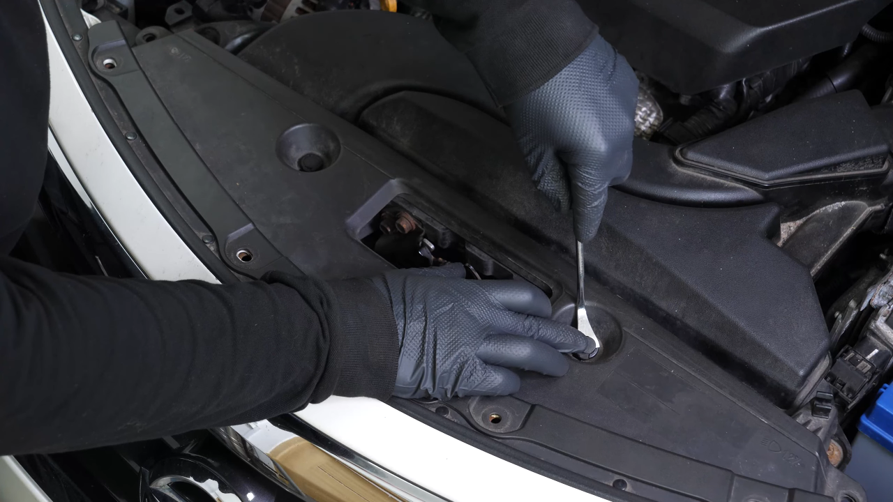 Remove the radiator support cover