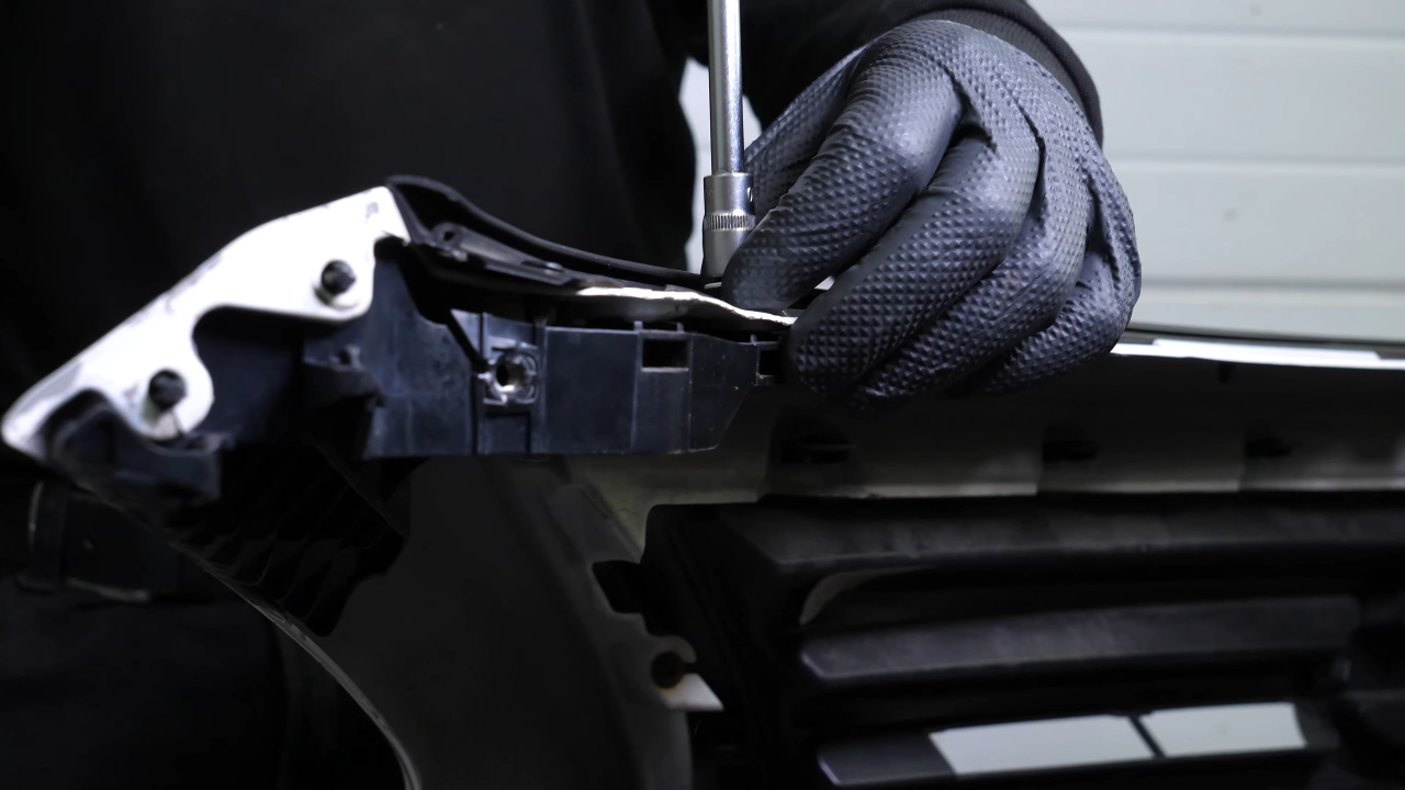 Remove the bumper brackets