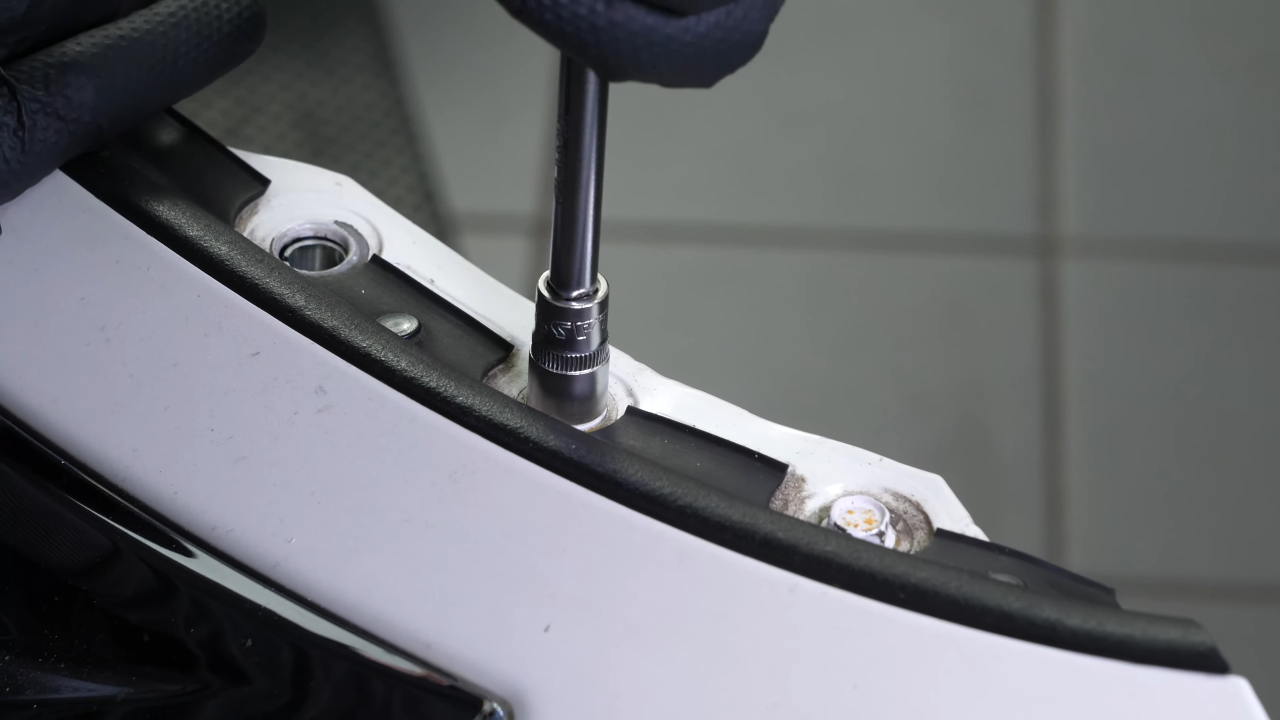 Install the front bumper brackets