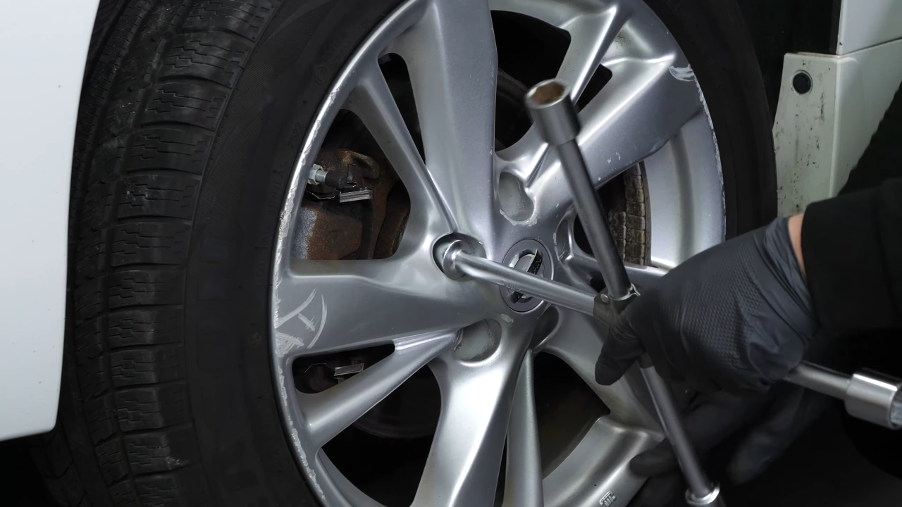 Put the vehicle back on the ground