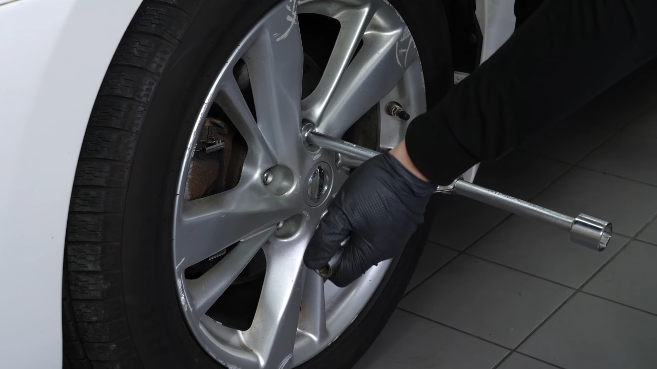 Put the vehicle back on the ground