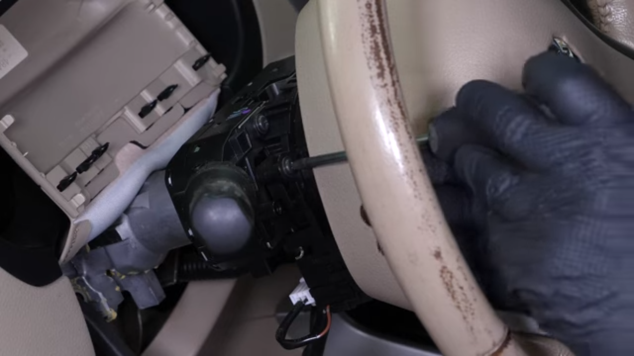 Remove the turn signal switch