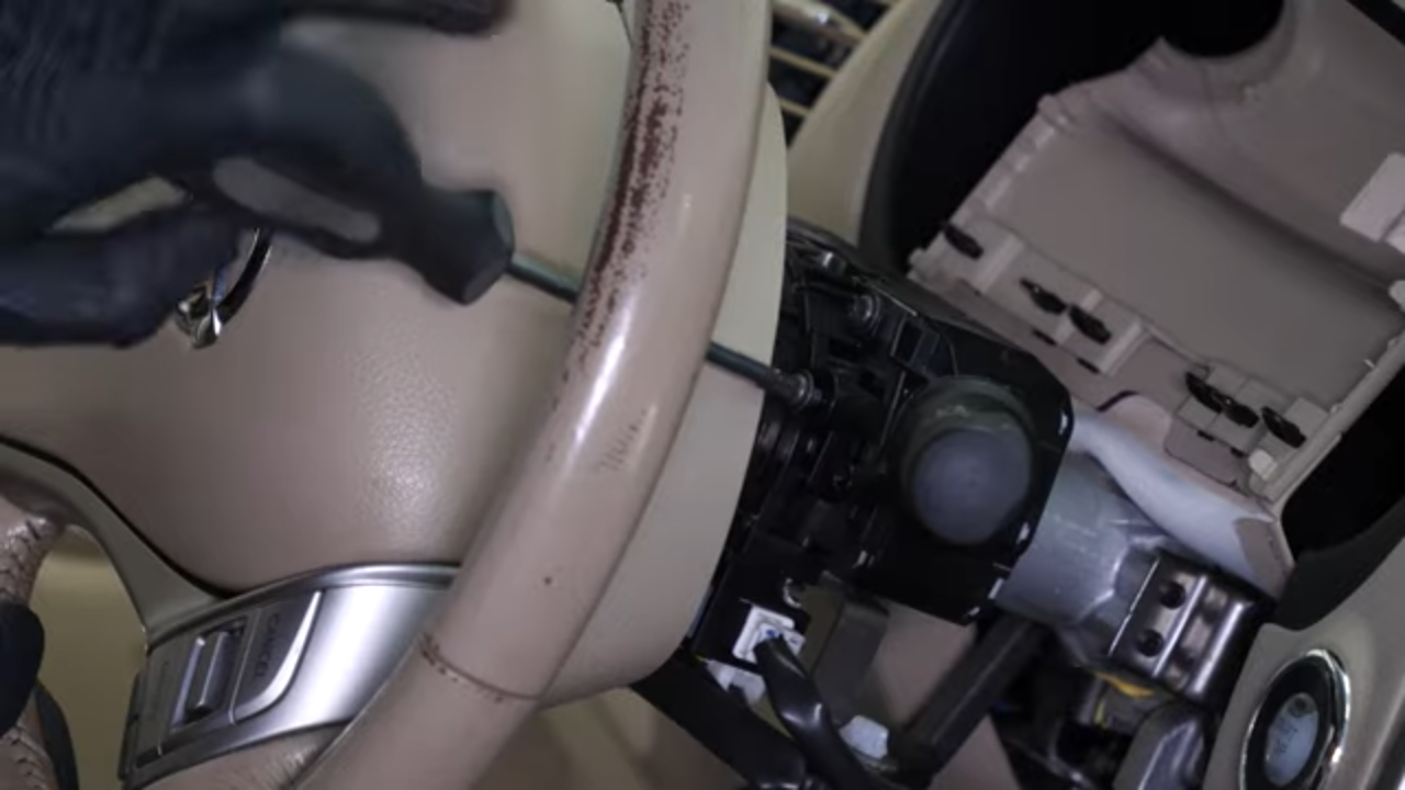 Remove the turn signal switch