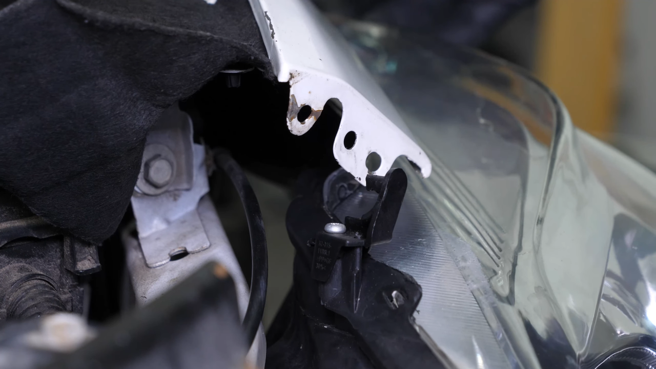 Remove the headlight housing