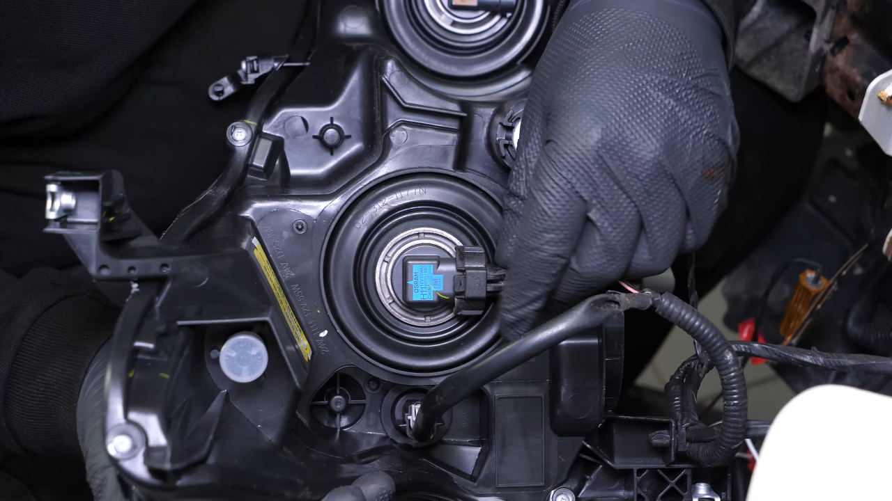 Put the headlight housing back