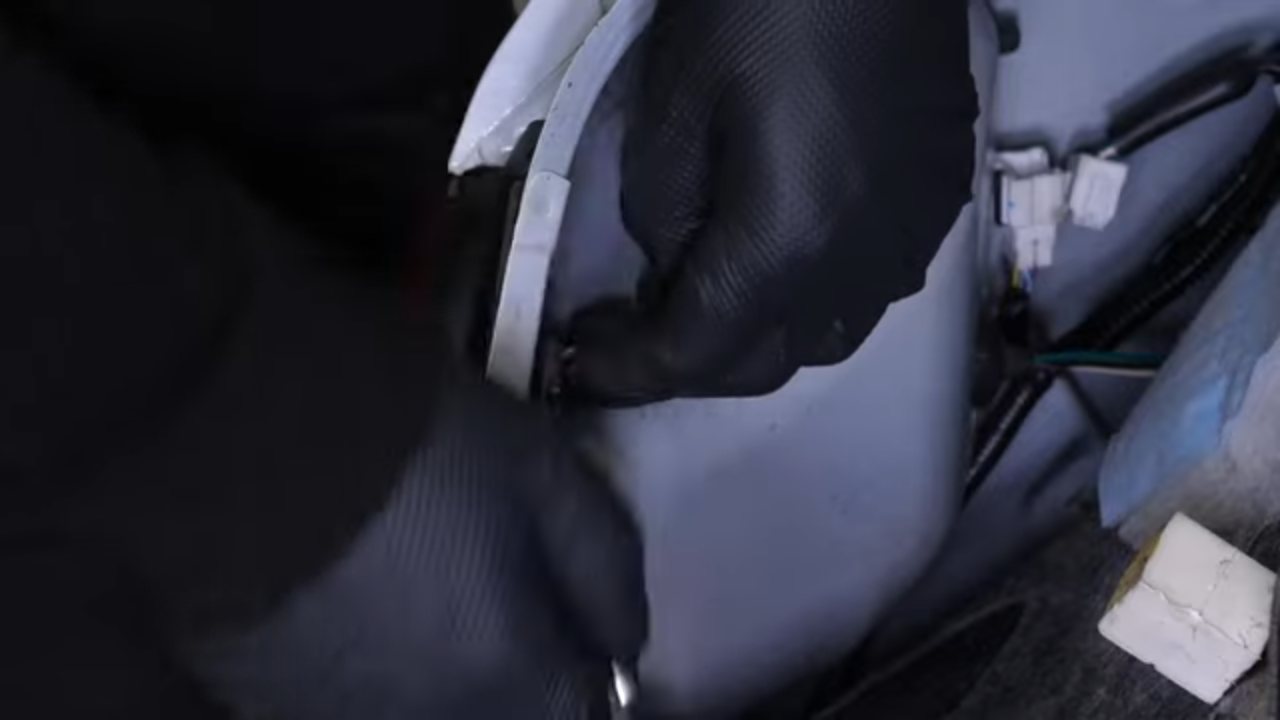Remove the tail light housing