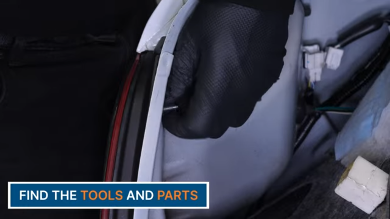 Remove the tail light housing