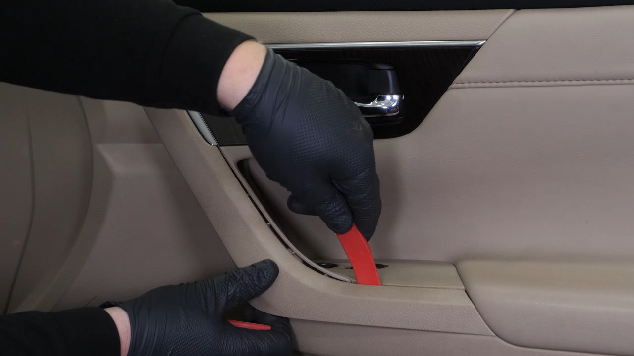 Disconnect the power window controls