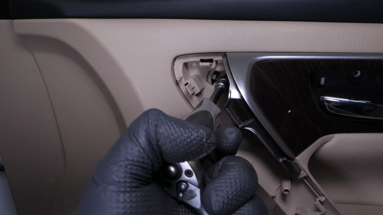 Disconnect the power window controls
