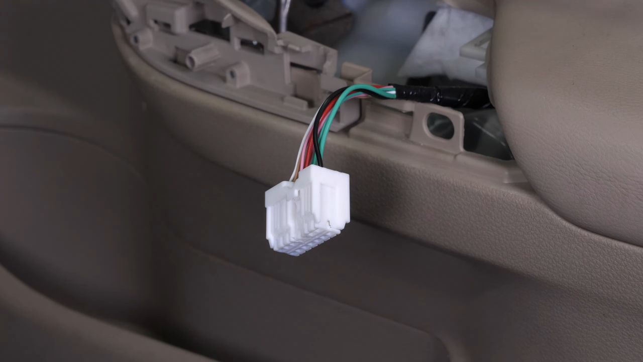 Disconnect the power window controls