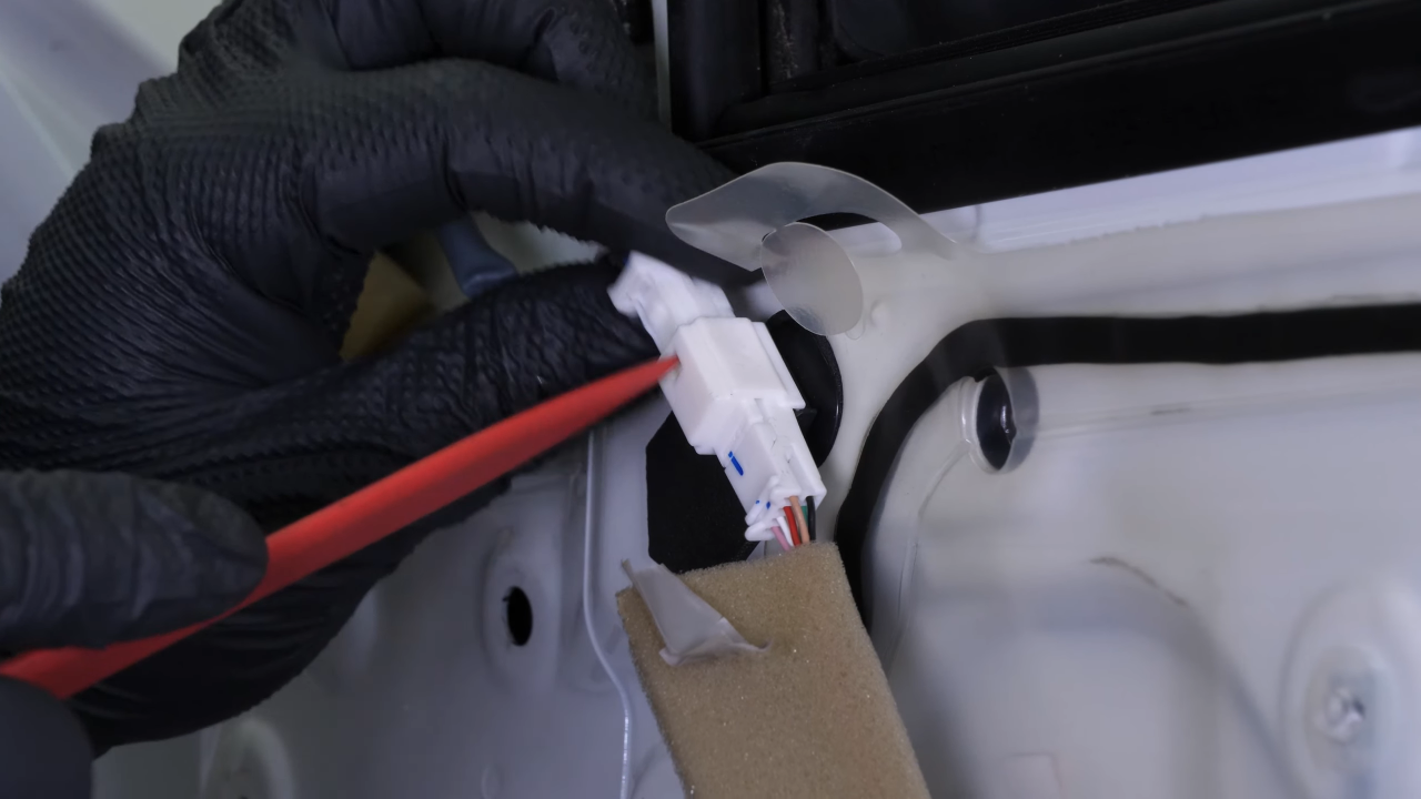 Remove the side view mirror