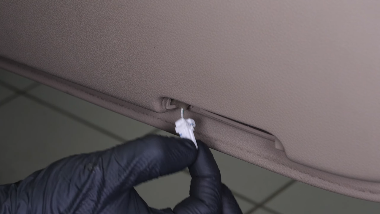 Put the door panel back