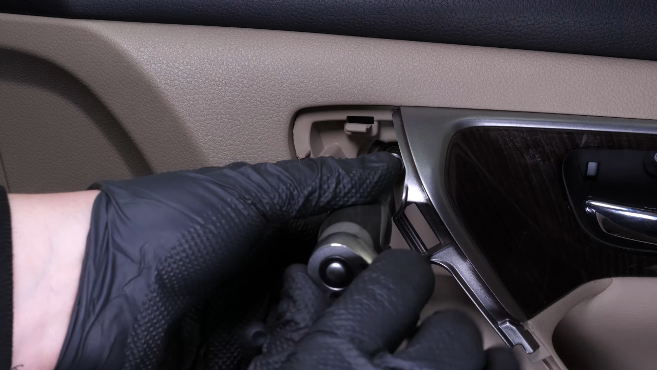 Put the door panel back