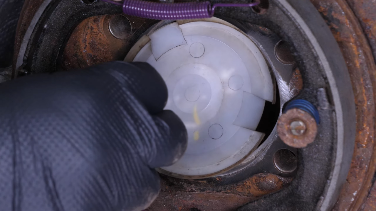 Remove the ABS sensor