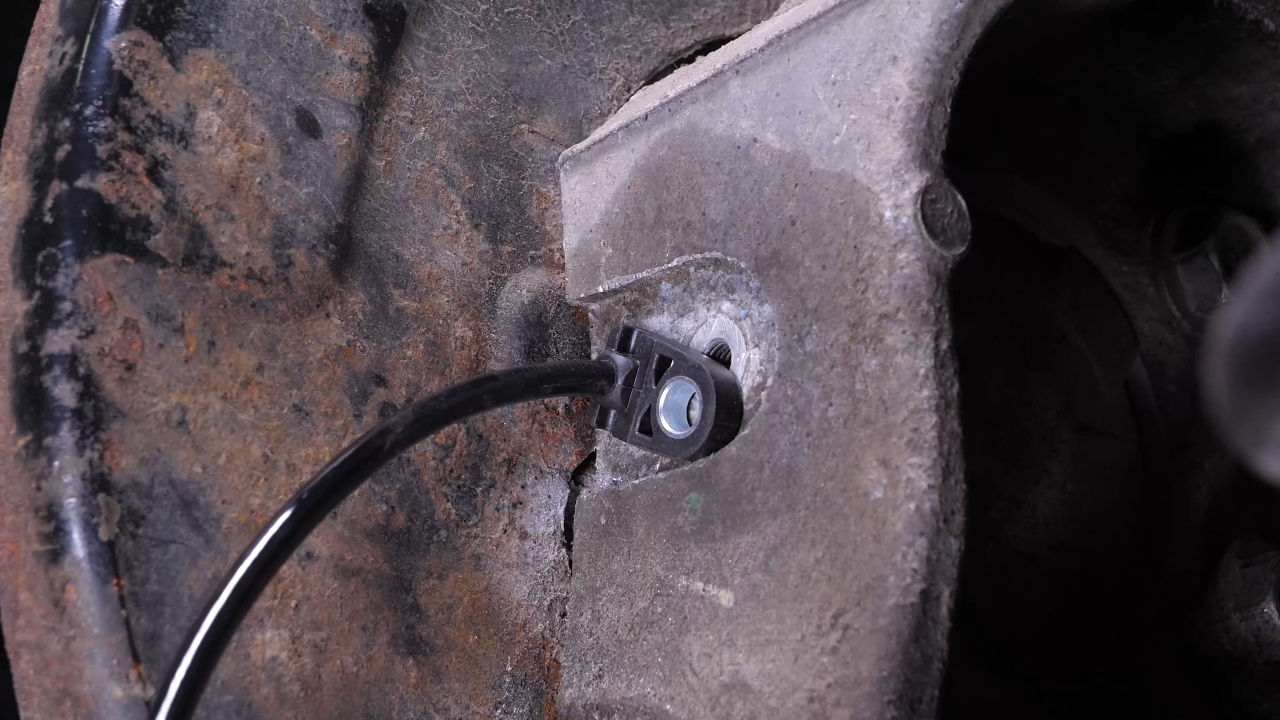 Install the ABS sensor