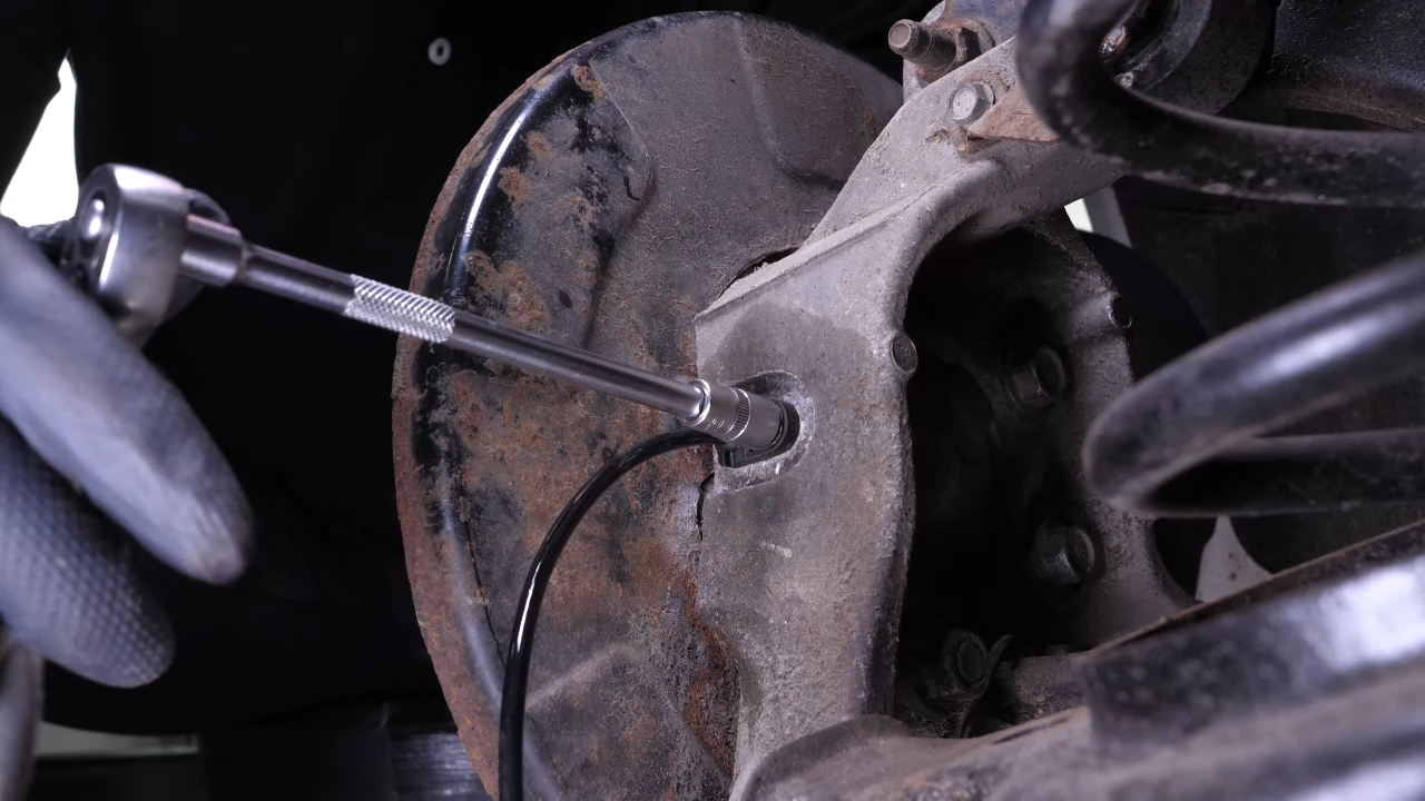 Install the ABS sensor