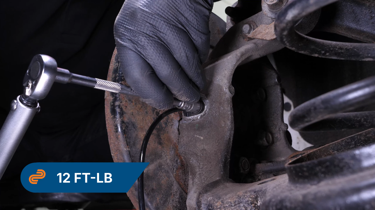 Install the ABS sensor