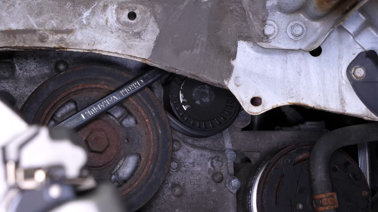 Remove the serpentine belt