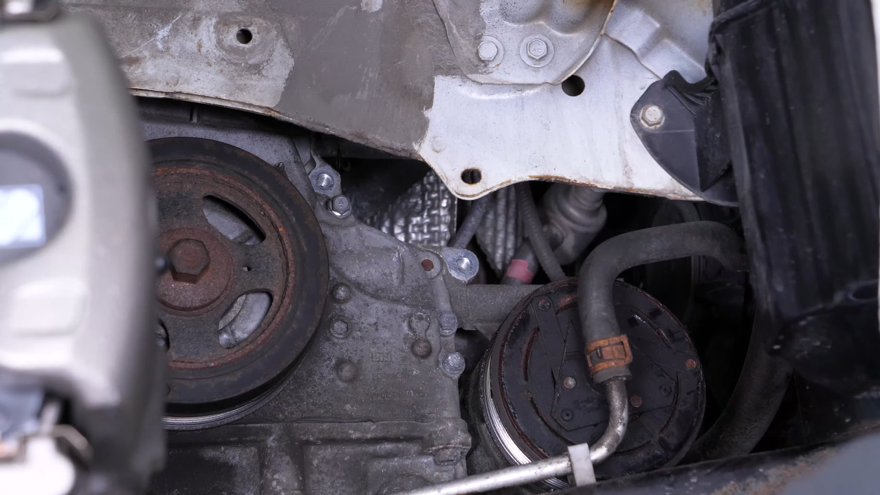 Remove the tensioner pulley