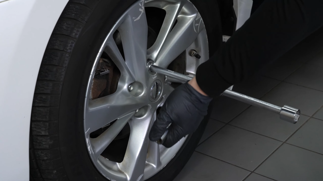 Put the vehicle back on the ground