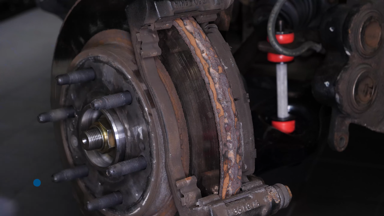 Remove the brake pads