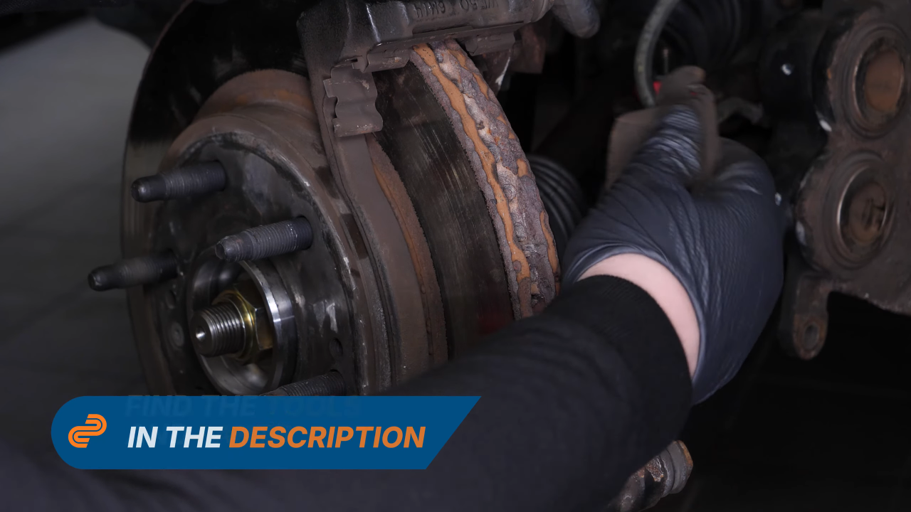 Remove the brake pads