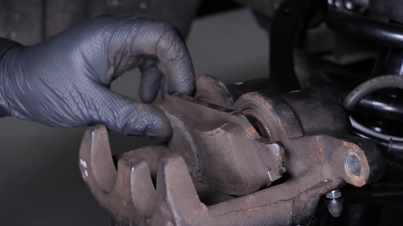 Press the piston