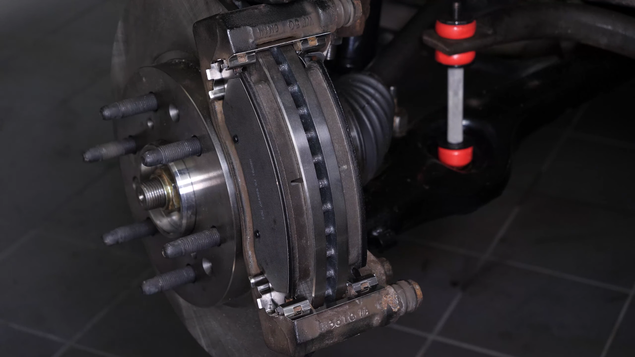 Place the new brake pads