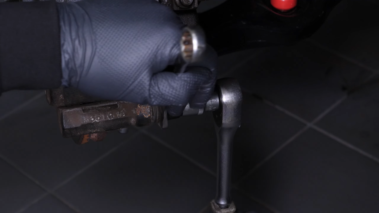 Remove the  brake caliper