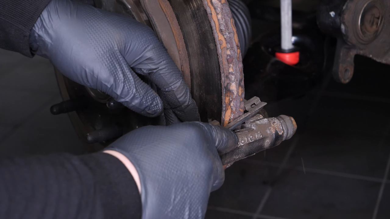 Remove the brake pads