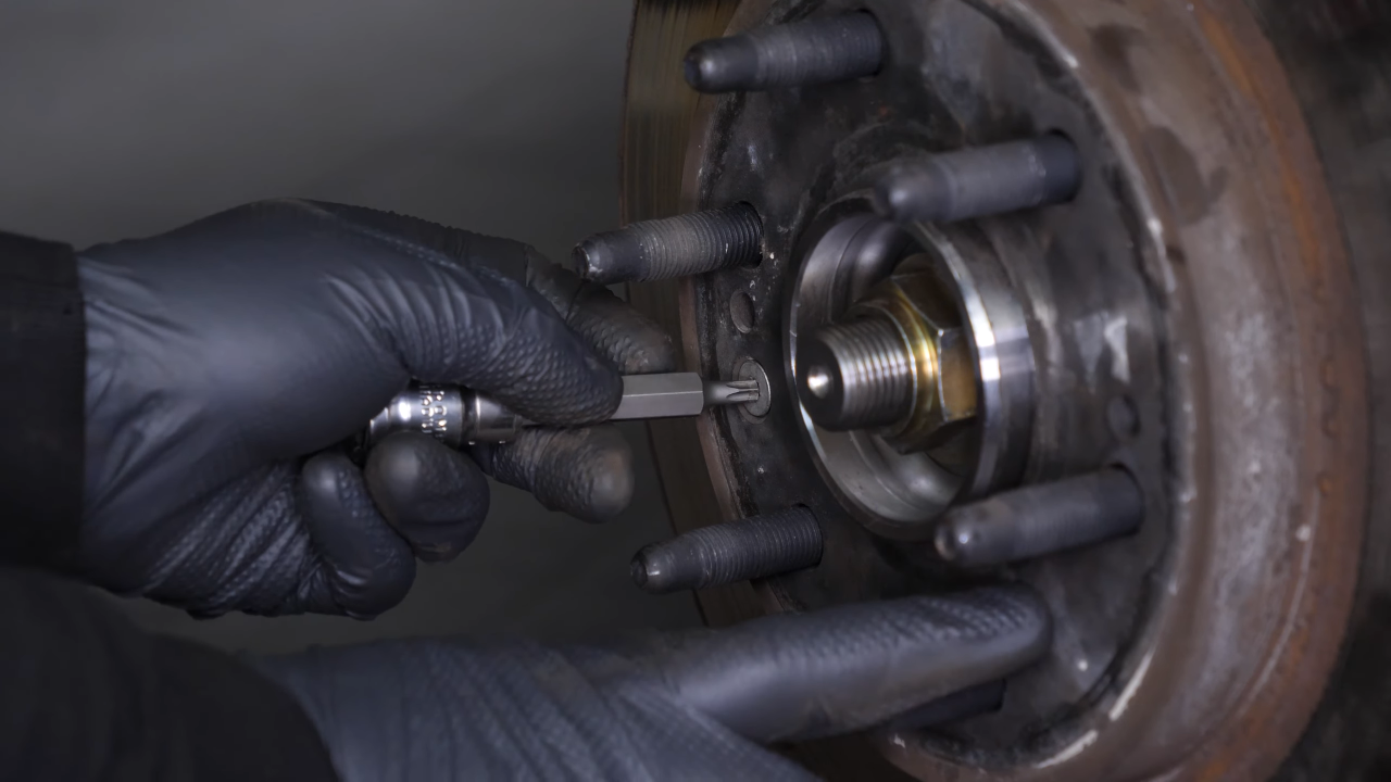 Remove the brake disc