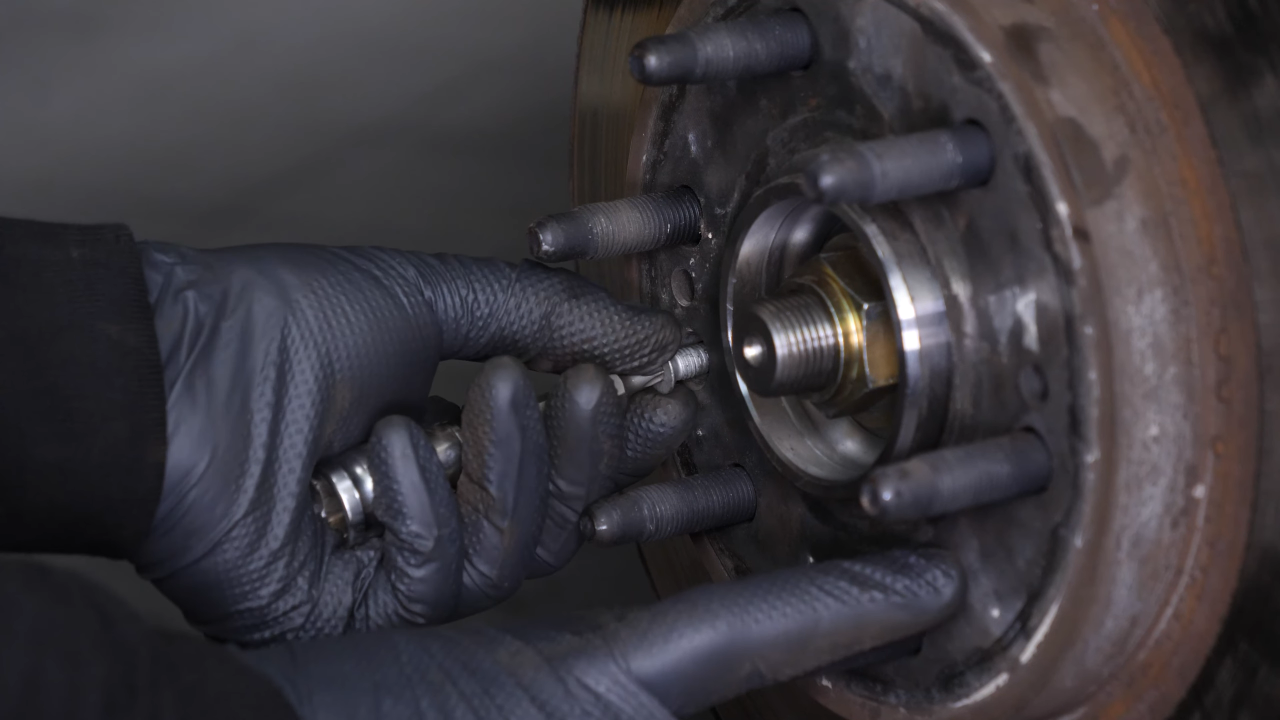 Remove the brake disc