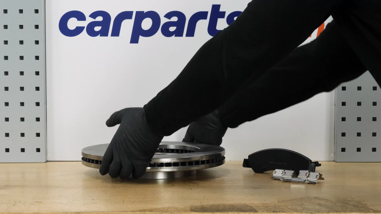 Prepare the new brake disc