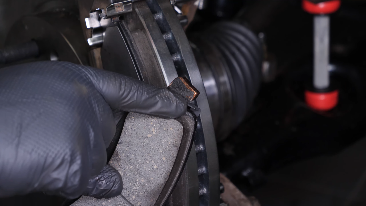 Place the new brake pads