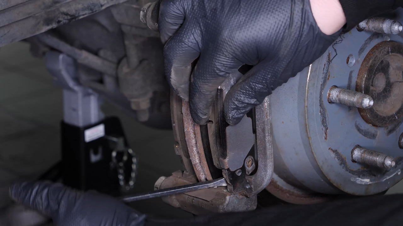 Remove the brake pads