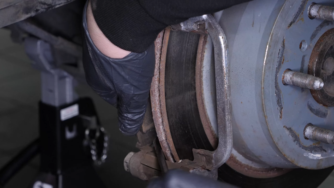 Remove the brake pads