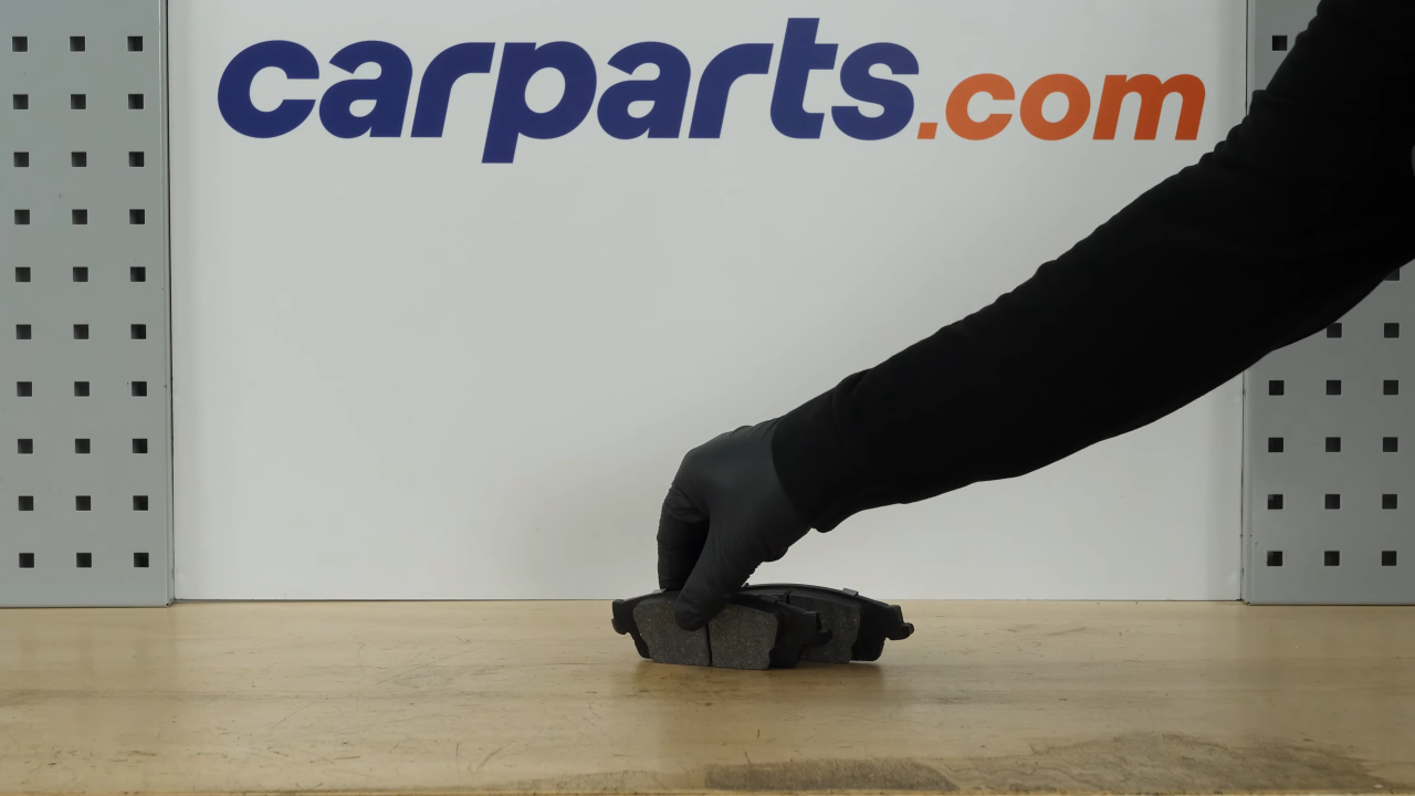 Place the new brake pads