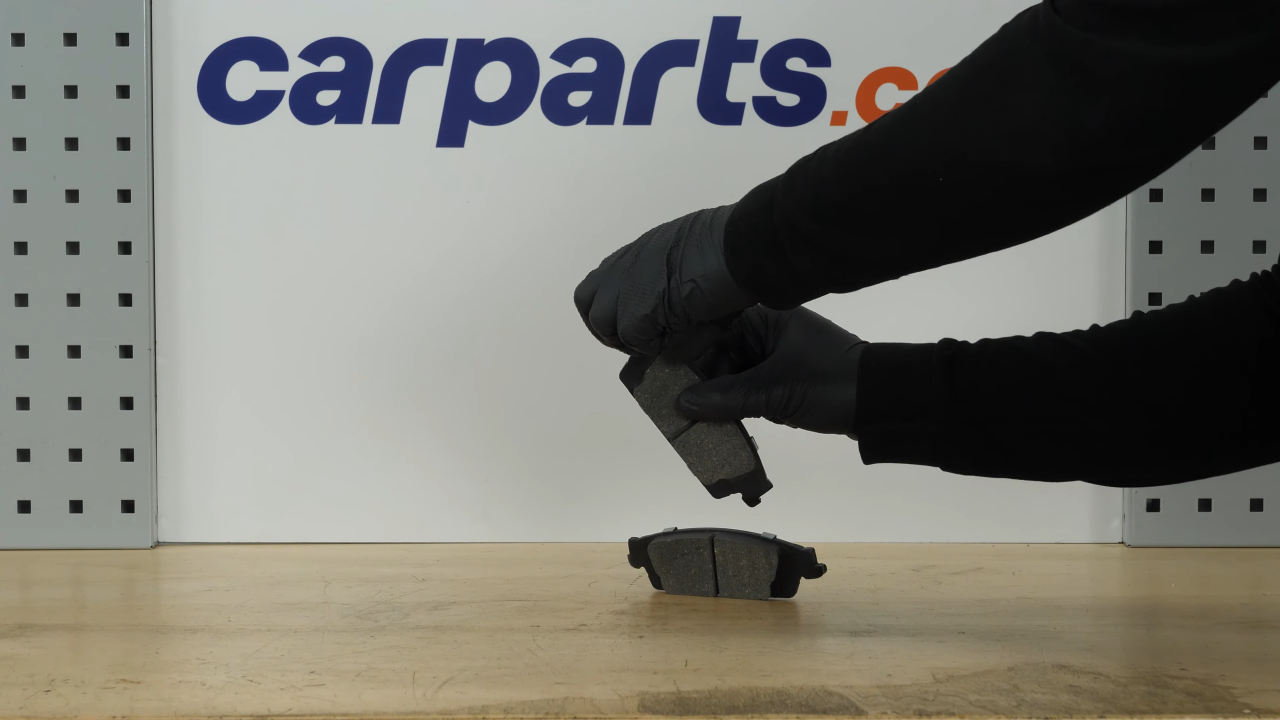 Place the new brake pads