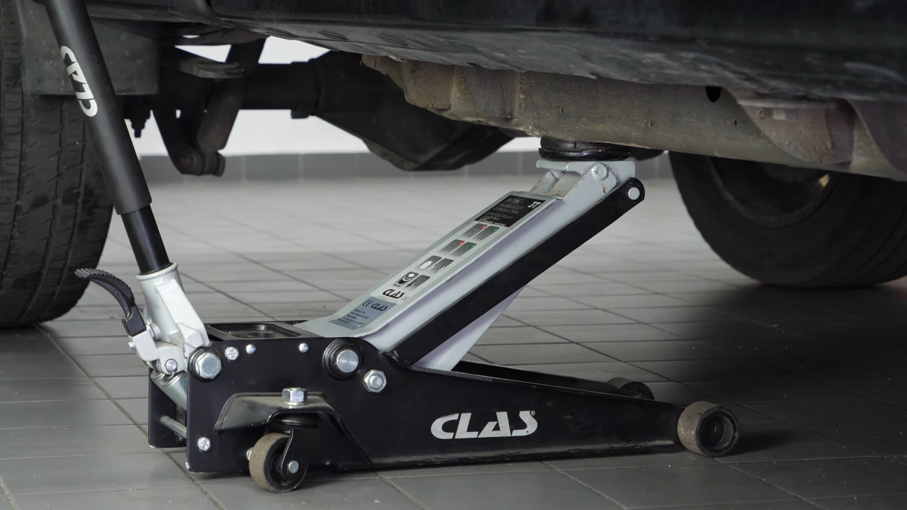 Put the vehicle back on the ground